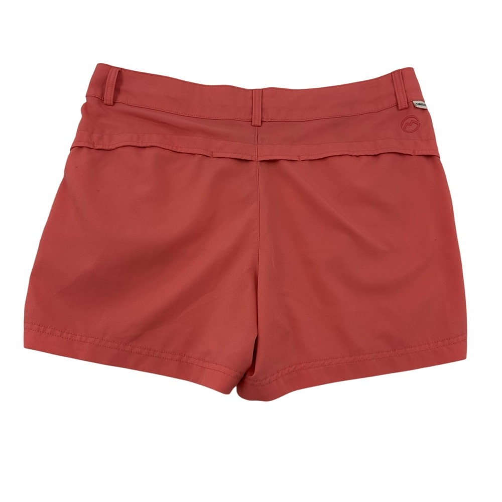 Magellan Outdoors Women Large Coral Pink Hiking Shorts Recycled Polyester Golf